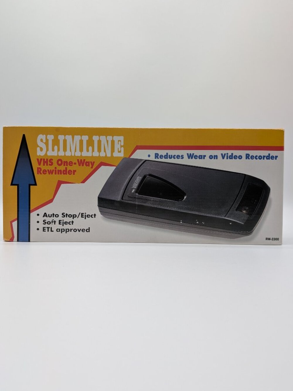 Myder VHS Video Cassette Tape Rewinder RW-2300 In Box - Tested / Working